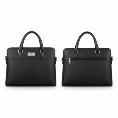 Classic PU Leather Document Briefcase
