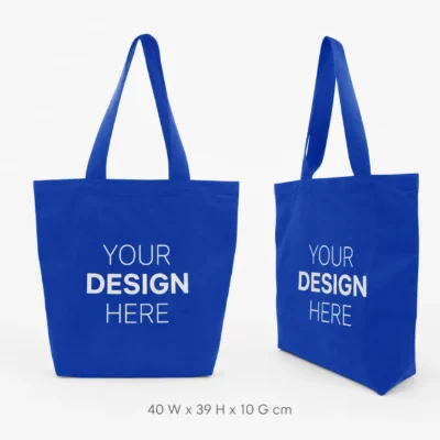 Cotton Gusseted Shopper Bag 235gsm