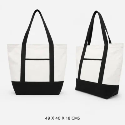 Custom Printed Canvas Tote Bag – 350 GSM | Personalized Bulk Tote Bags Dubai