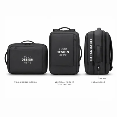 Smart Expandable Travel Backpack with USB Charging