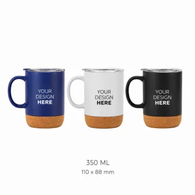 Ceramic Mug with Cork Base