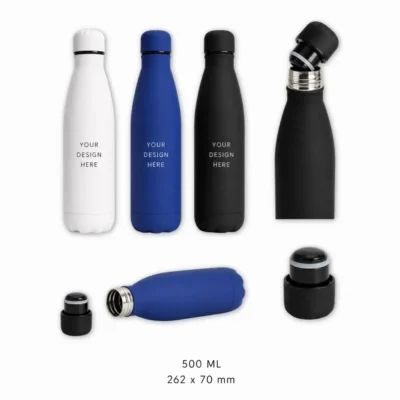 Rubber Finish Stainless Steel Bottle