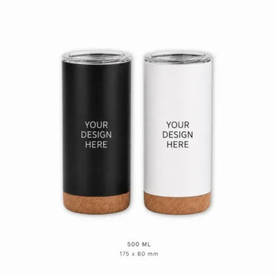Stainless Steel Tumbler with Cork Base
