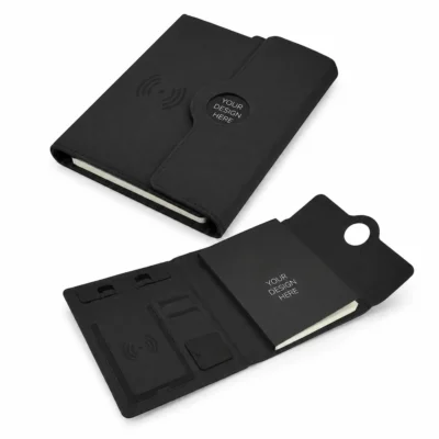 Powerbank Portfolio Notebook with Wireless Charging