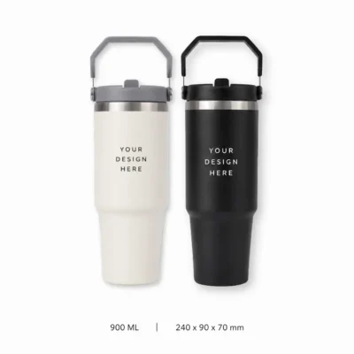 Insulated Travel Tumbler with Carry Handle