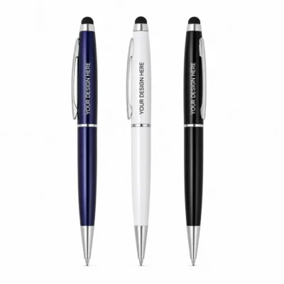 Classic Metal Ballpoint Pen with Stylus