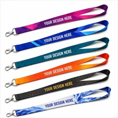 Customized Full-Colour Sublimation Lanyard with Metal Clip