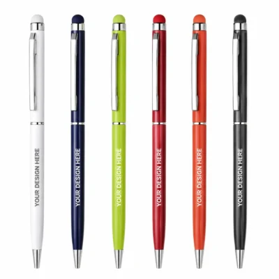 Extra Slim Aluminium Stylus Ballpoint Pen