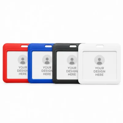Slide-Cover ID Card Holder