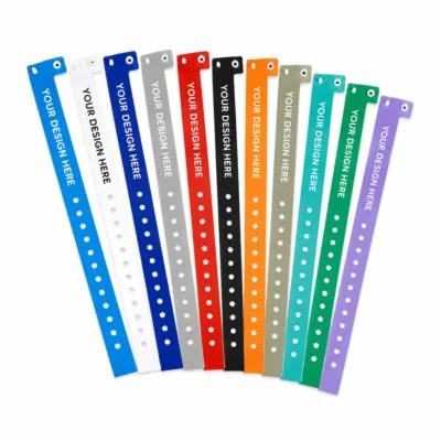 L-Shaped PVC Wristbands
