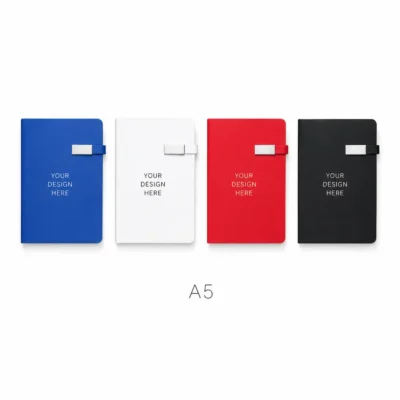 PU Notebook with Magnetic Flap Closure