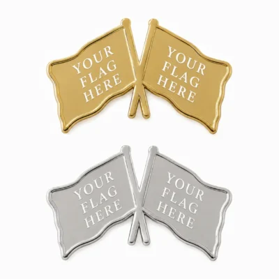 Plain Twin Badges