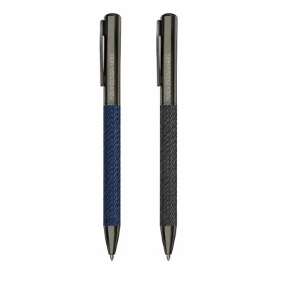 Textured Metal Ballpoint Pen