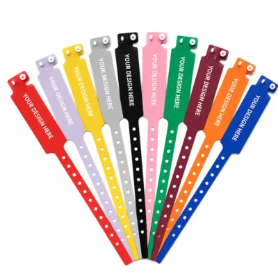 Wide Face PVC Wristbands