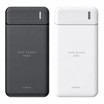 10,000mAh Dual USB Power Bank with Type-C Input & LED Battery Indicator