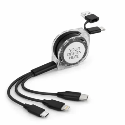 3-in-1 Retractable Charging Cable