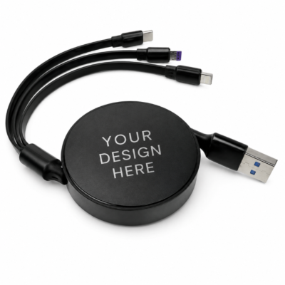 3-in-1 Retractable Multi-Charging Cable
