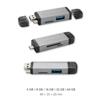 6-in-1 OTG USB & SD Card Reader