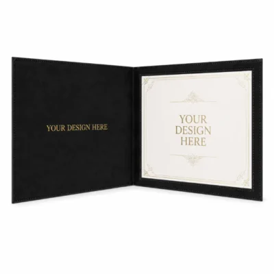 A4 PU Leather Certificate Presentation Folder