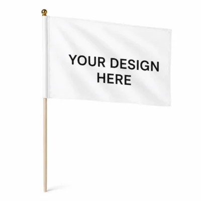 UAE-CUSTOM Hand Flags with Wooden Sticks