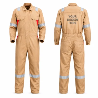 Cotton Reflective Safety Coverall