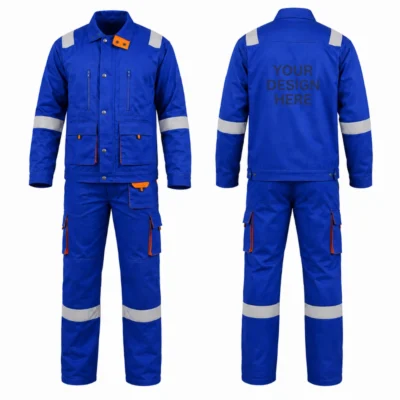 European-Style Cotton Reflective Workwear Set