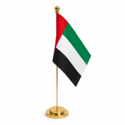 Single-Pole Metal Flag Display Stand