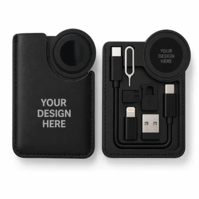 60W Multi-Charging Cable Kit with Apple Watch Charging Pad & PU Leather Pouch