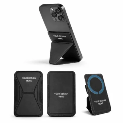 Magnetic Foldable Phone Stand & Card Holder