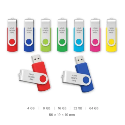Metal Swivel USB Flash Drive