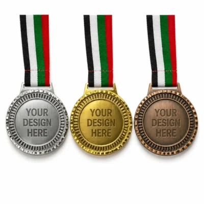 Prestige Ribbed Medal