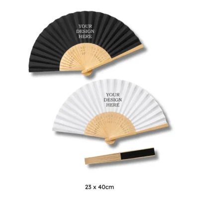 Wooden Fabric Hand Fan