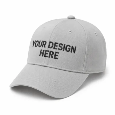 Brushed Cotton Velcro Baseball Cap